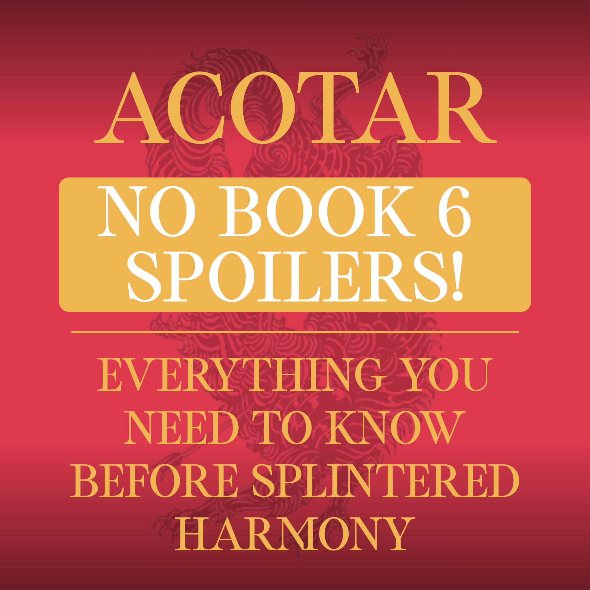 Splintered Harmony No Spoilers Guide